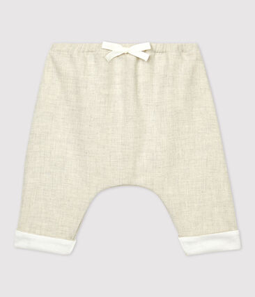 PETIT BATEAU - Pantalon bébé flanelle en coton biologique